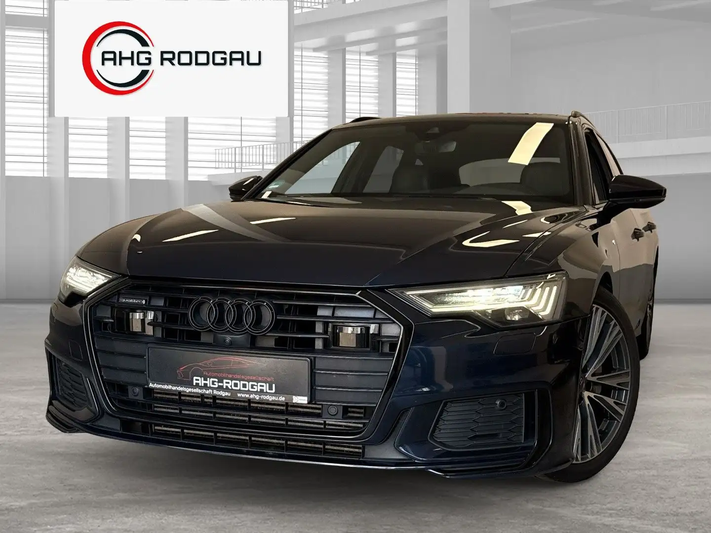Audi A6 Avant45TDI qu./3x S line/B&O/AHK/360/PANO/StH Blau - 2