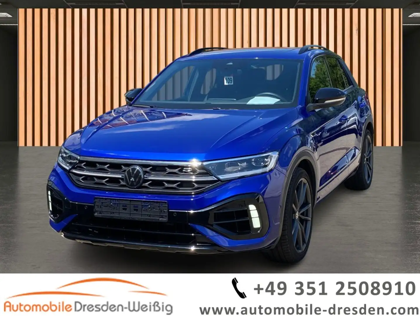 Volkswagen T-Roc R 2.0 TSI DSG 4Motion*Navi*ACC*Beats*Pano* Blau - 1