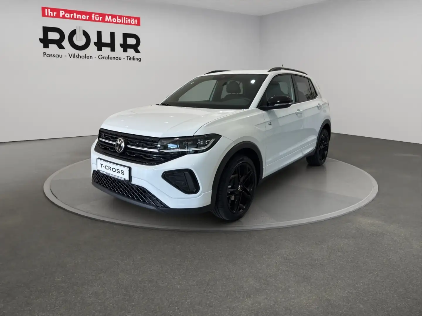 Volkswagen T-Cross R-Line (BlackStyle/AHK/Kamera) 1.5 l TSI ACT 7-Gan Bianco - 2