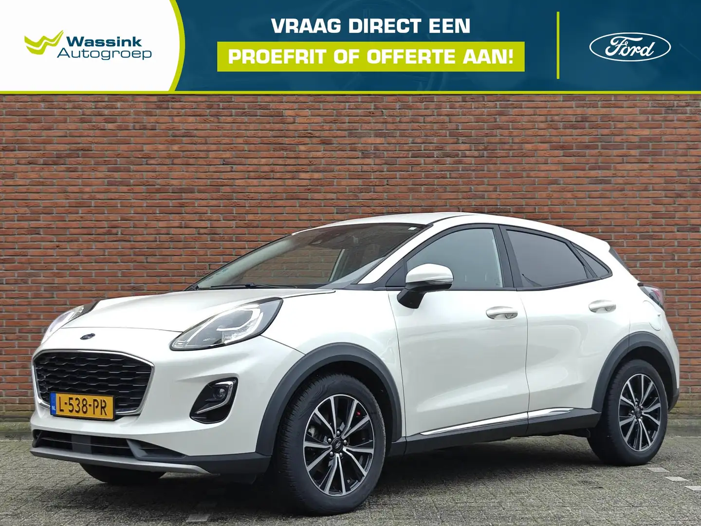 Ford Puma 1.0i Ecoboost 125pk automaat Titanium | Navigatie Blanc - 1
