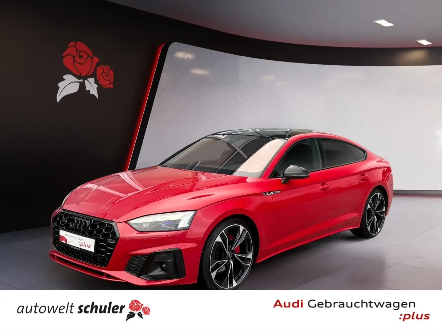 Audi A5 Sportback 40 2.0 TDI quattro S-line AHK Pano Navi Rot - 1