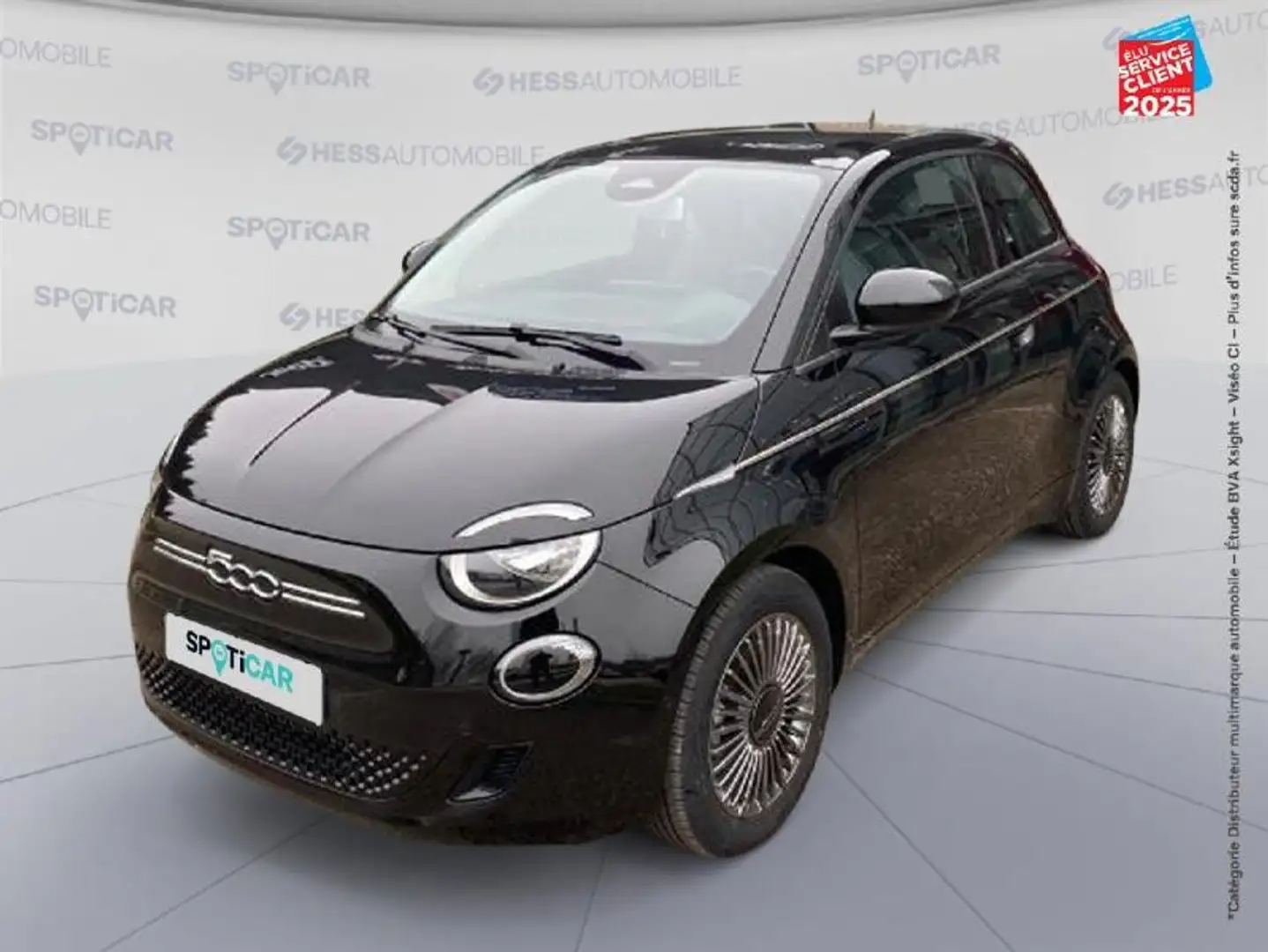 Fiat 500e e 118ch Icône Noir - 1