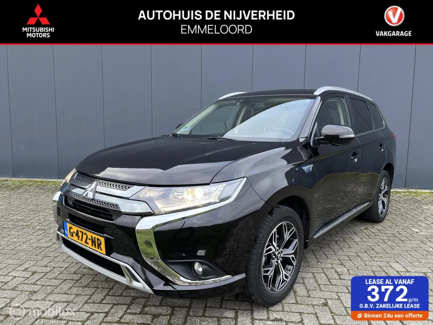 Mitsubishi Outlander 2.4 PHEV Pure 18" lm velgen trekhaak Zwart - 1