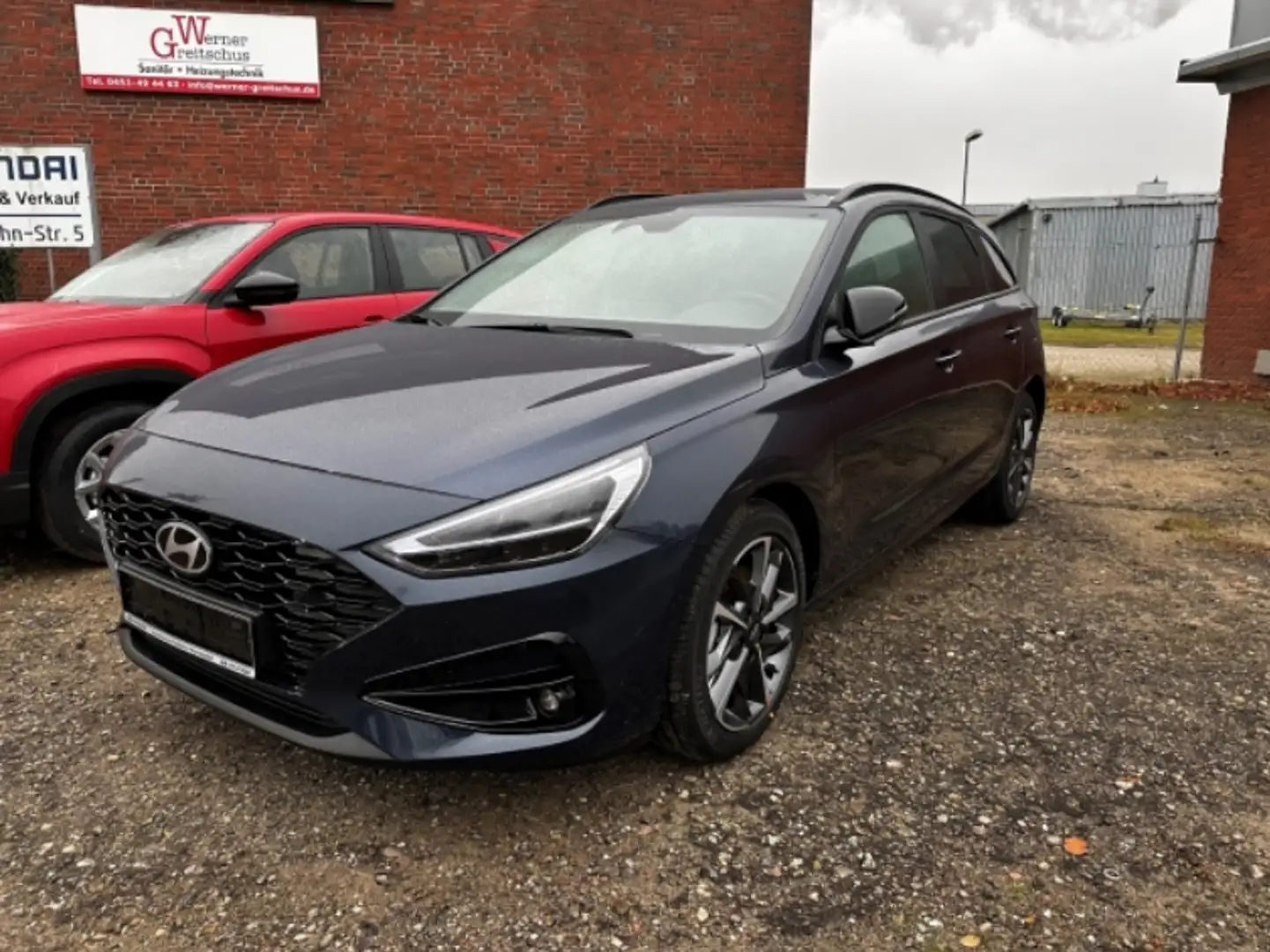 Hyundai i30 cw 1.0 T-GDi Advantage Plus-Paket Navi LED RFK SHZ Blau - 1