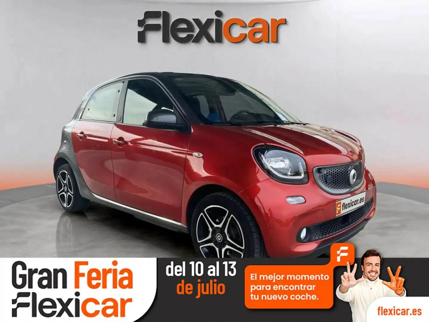 smart forFour 60kW(81CV) EQ Rojo - 1