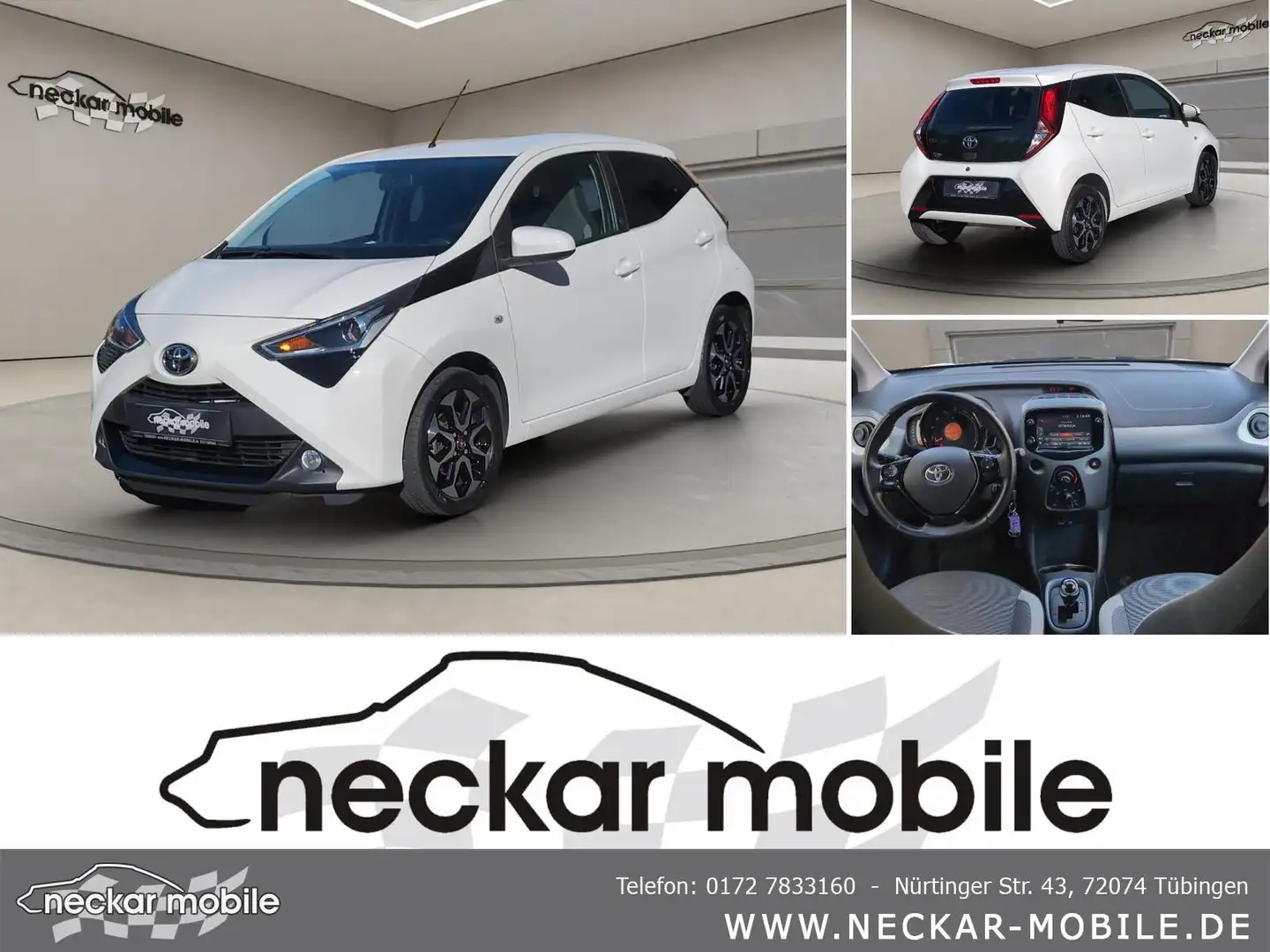 Toyota Aygo 1.0 Autom. x-play Team D Navi Kamera DAB Blanc - 1