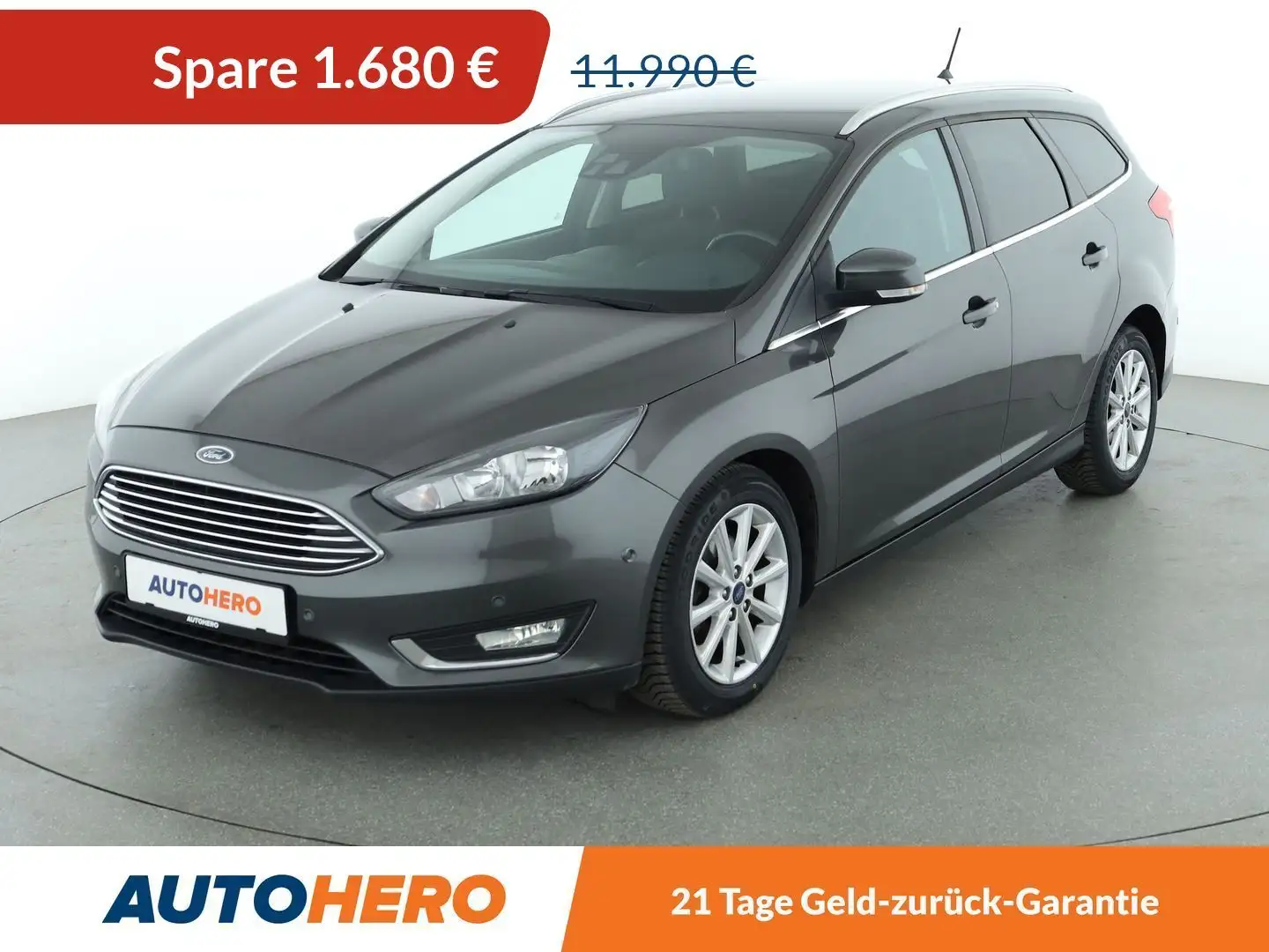 Ford Focus 1.0 EcoBoost Titanium*TEMPO*PDC*SHZ*KLIMA*GARANTIE Gris - 1