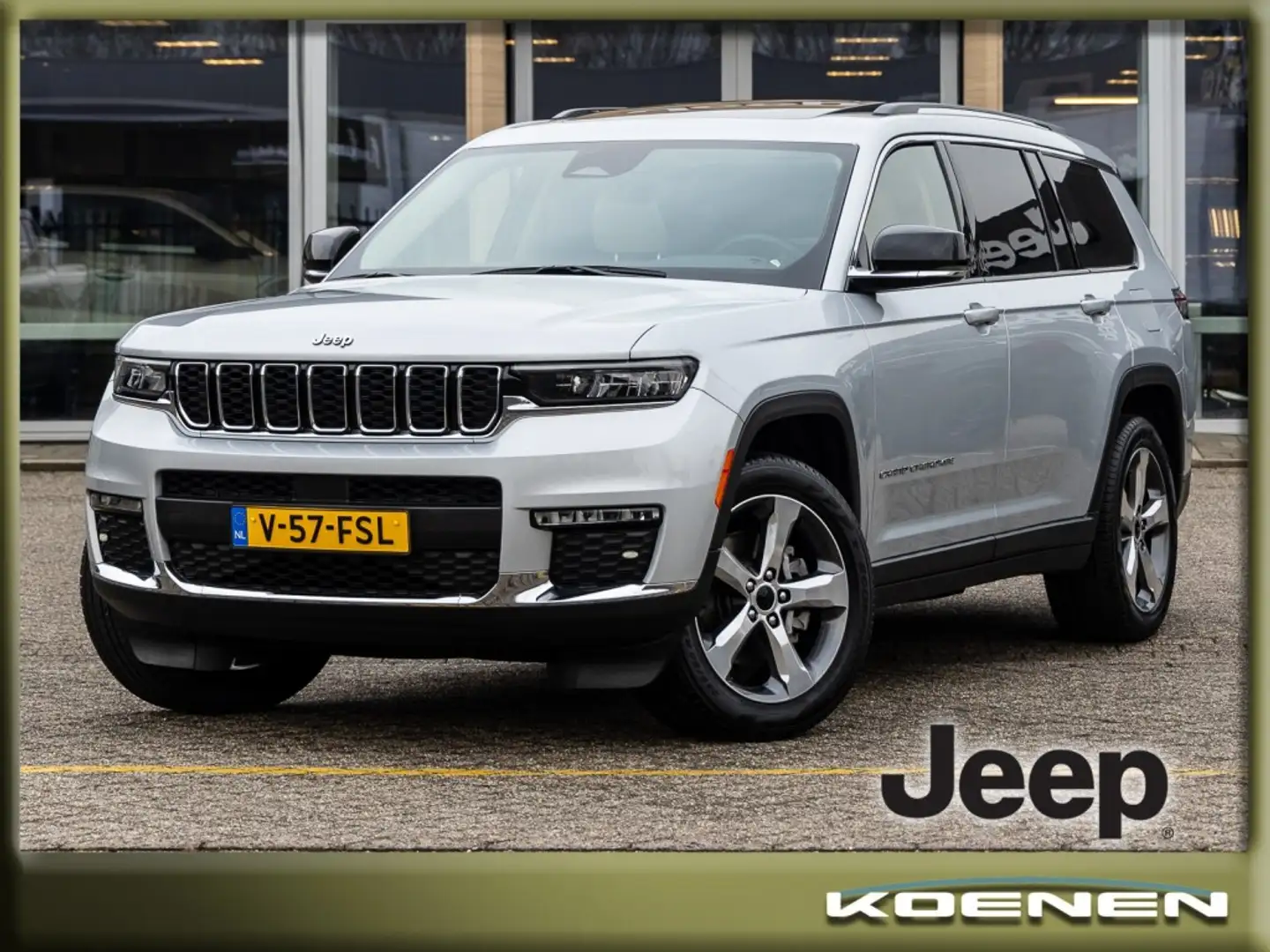Jeep Grand Cherokee 3.6 V6 4x4 Automaat Limited LPG G3 Onderbouw GRIJS Zilver - 1