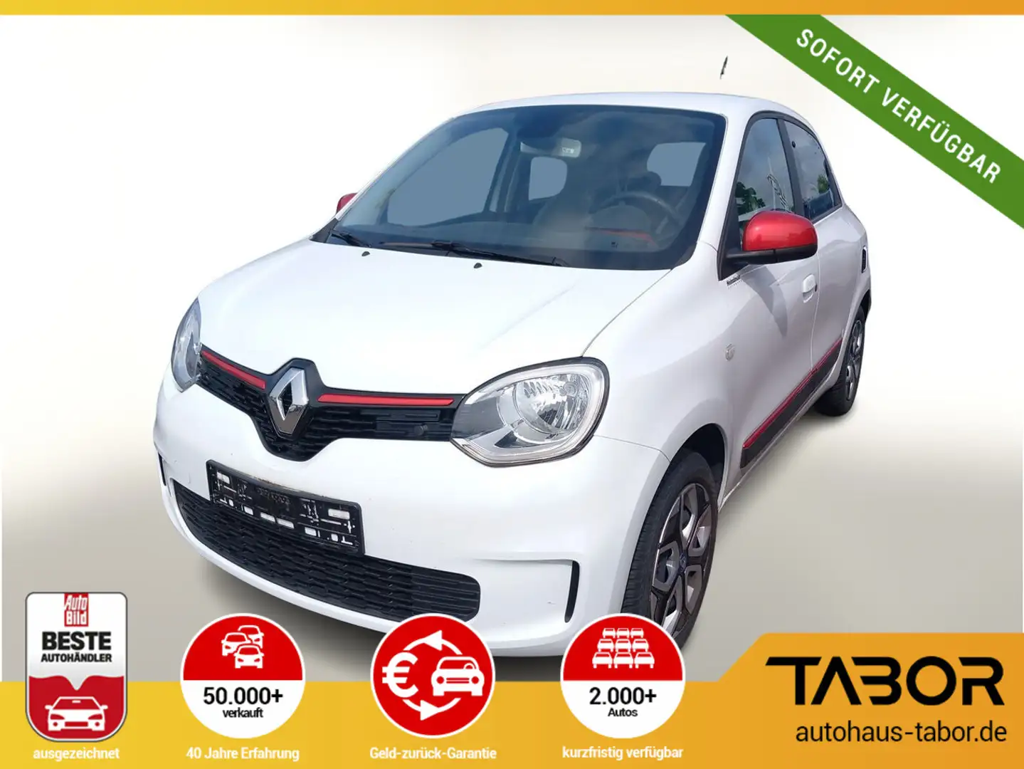 Renault Twingo Electric Zen SHZ PDC EasyLink CarPlay Weiß - 1