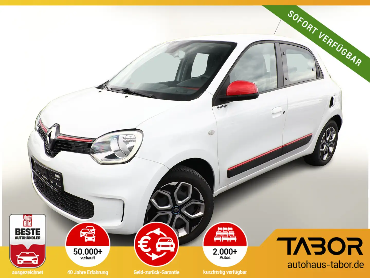Renault Twingo Electric Zen SHZ PDC EasyLink CarPlay Weiß - 2
