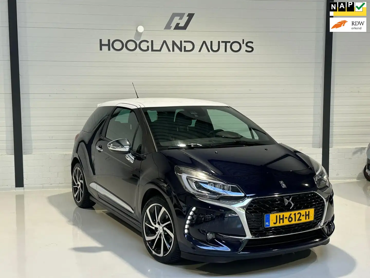 DS Automobiles DS 3 1.2 PureTech Sport Chic 2016 Origineel NL geleverd Blauw - 1