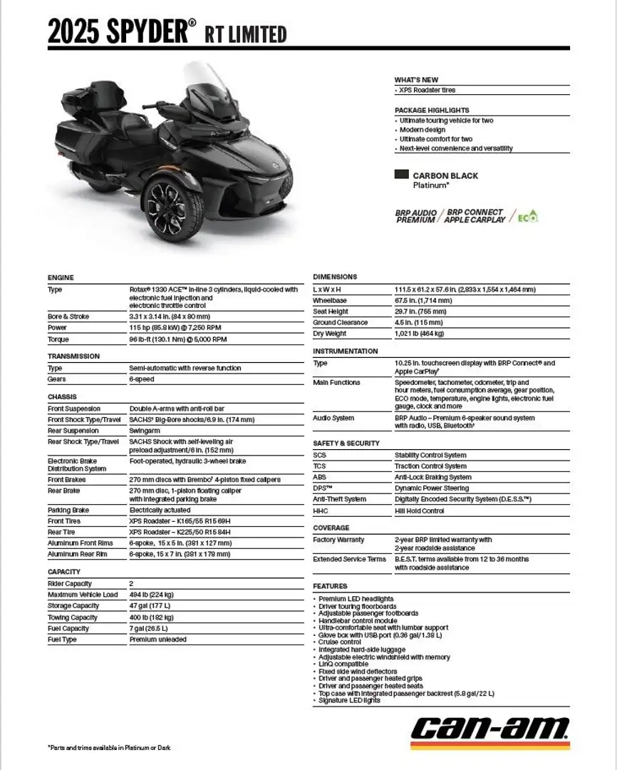 Can-Am Spyder RT ACE LTD  2025 Argintiu - 2