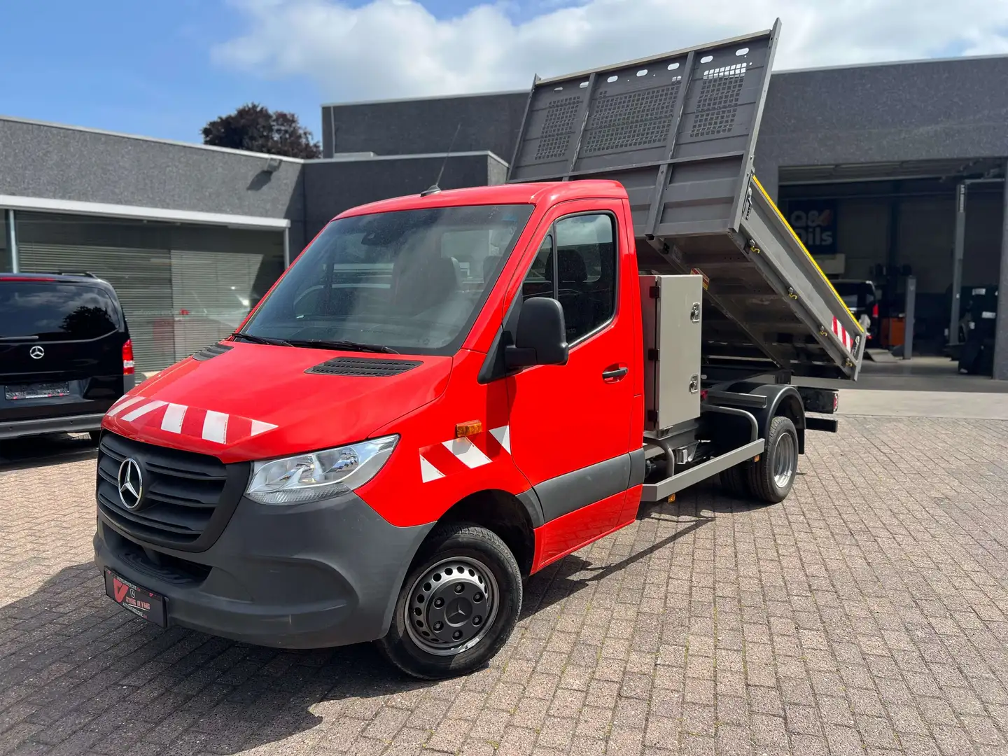 Mercedes-Benz Sprinter 514 KIPPER+KOFFER (25.000€ex)MTM 7 T SL 3.5 T Rouge - 2