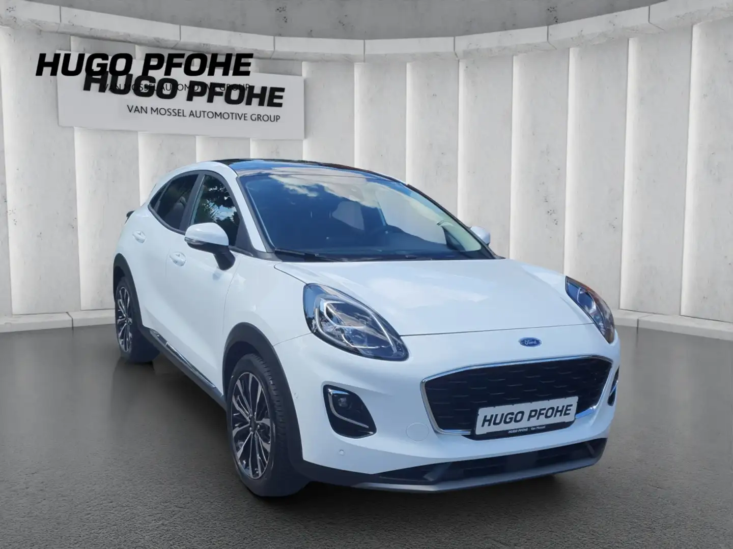 Ford Puma Titanium X 1.0 EB LED AHK Pano RFK ACC GJR Blanc - 2