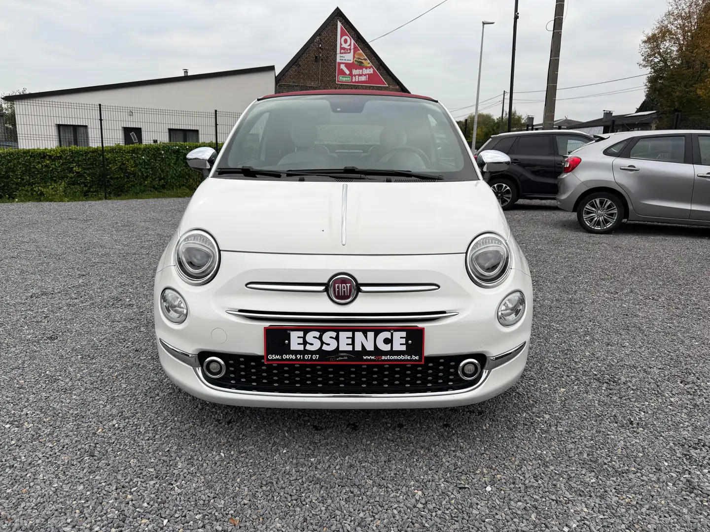 Fiat 500C 1000CC ESSENCE / HYBRIDE 70CV ANNEE 2020 GARANTIE! Blanc - 2