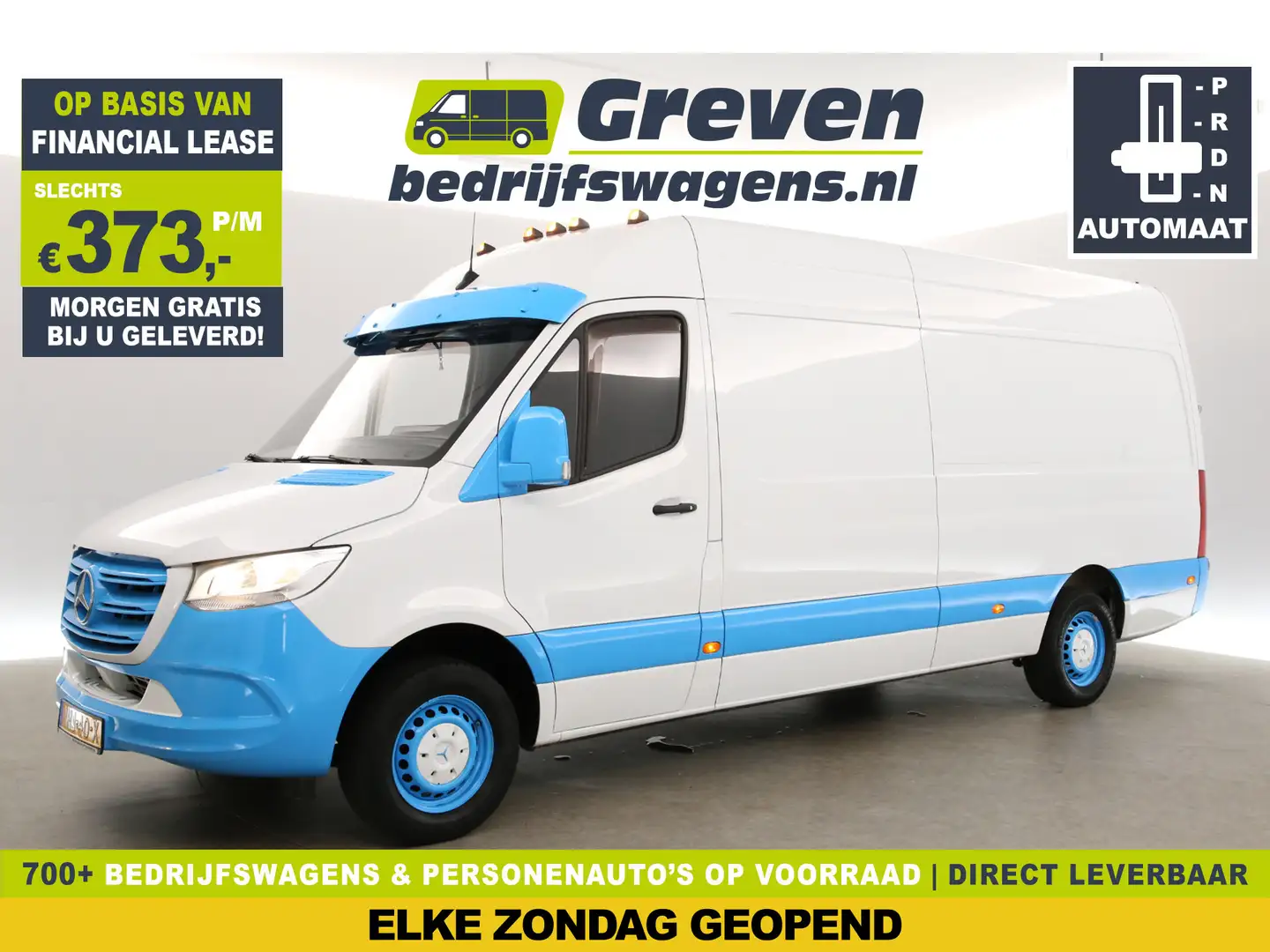 Mercedes-Benz Sprinter 316 2.2 CDI 164PK L3H2 EURO VI-D Automaat Airco Ca Blanc - 1