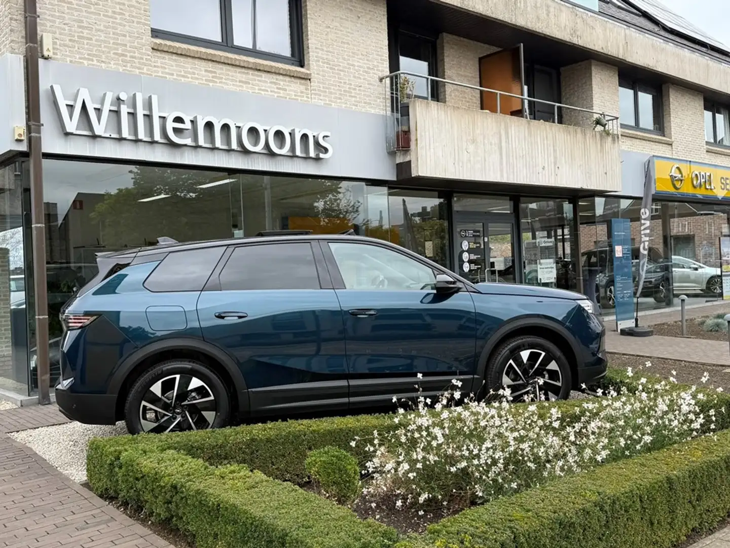 Opel Grandland GS 1.2 Turbo Hybride Daginschrijving!! *Panodak*36 Blauw - 2