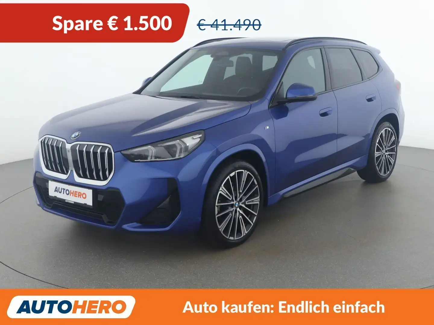 BMW X1 sDrive 20i Mild-Hybrid M Sport Blau - 1