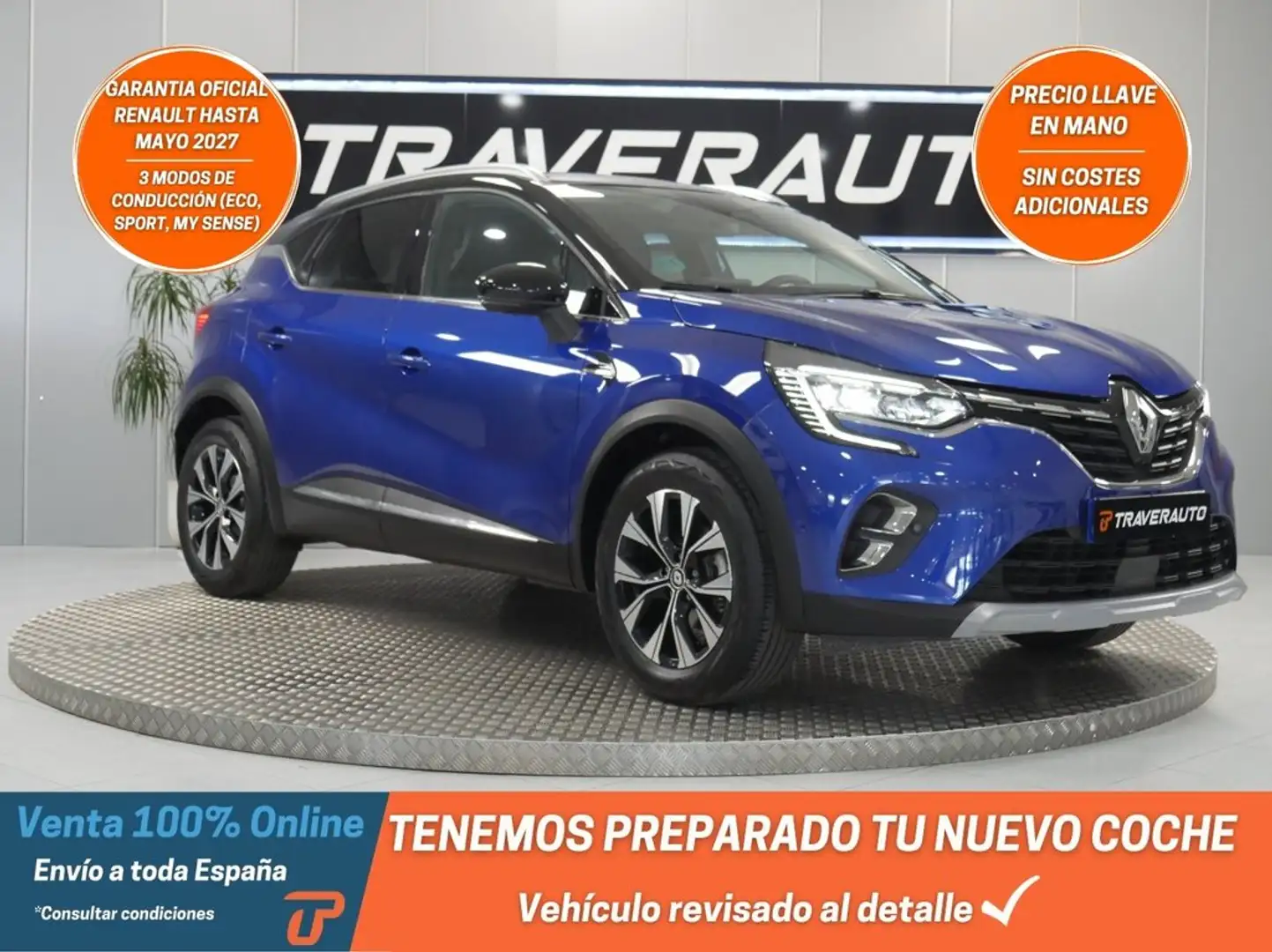 Renault Captur techno TCe 67kW (90CV) Bleu - 1