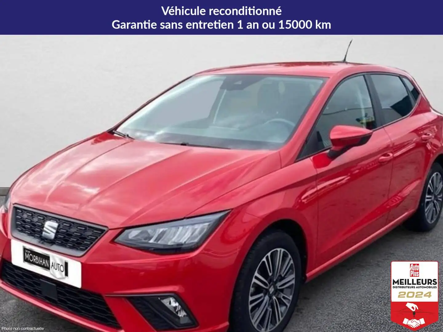 SEAT Ibiza 1.0 ecotsi 95 ch s/s bvm5 style Rouge - 1