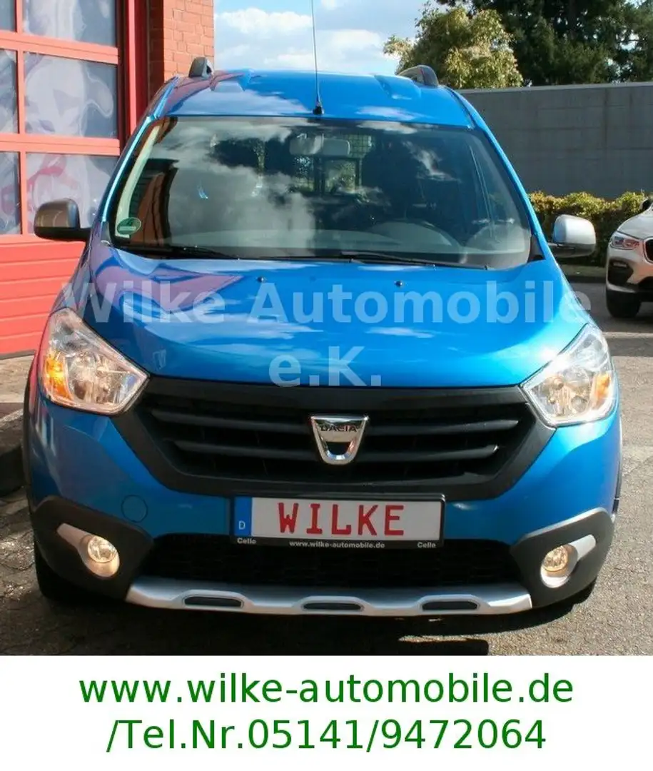 Dacia Dokker Stepway+1.Hand+Navi+Sitzheizg.+76.000 KM+ Bleu - 2
