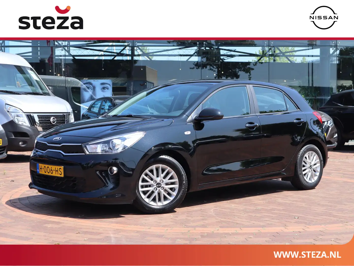 Kia Rio 1.0 TGDI DynamicLine | Navigatie | Parkeercamera | Nero - 1