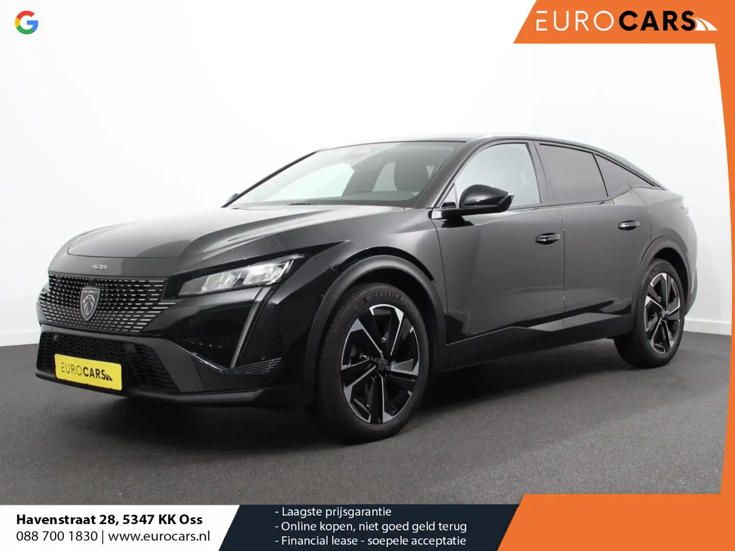 Peugeot 408 1.2 PureTech Allure 130 Automaat | Navigatie | App Zwart - 1