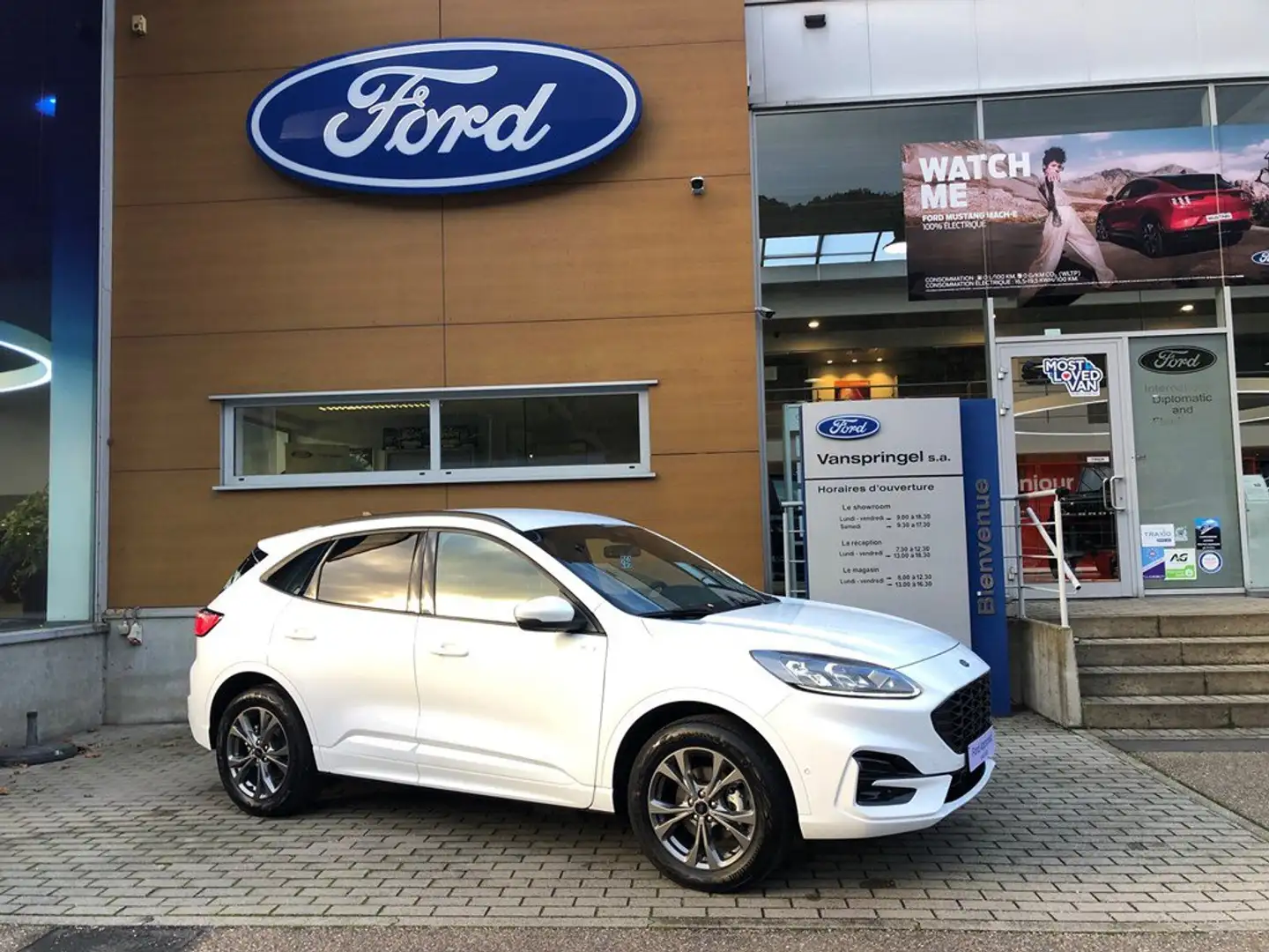 Ford Kuga ST-Line X PHEV AUT Blanc - 1
