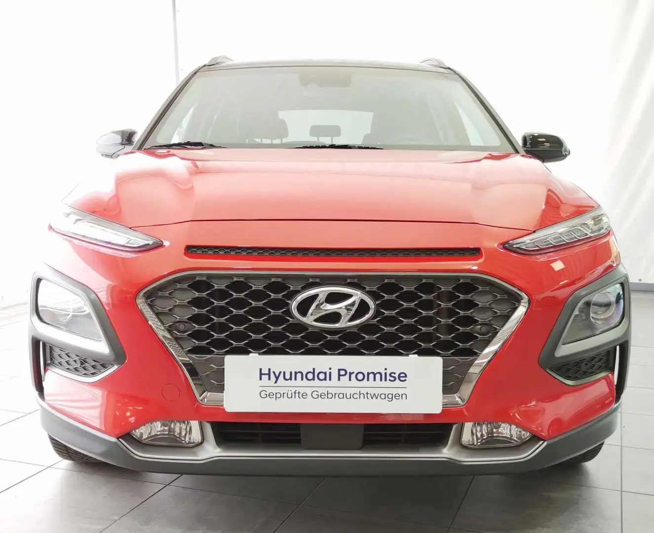 Hyundai KONA 1.6 T-GDI DCT 4WD Premium Nav Leder AHK Orange - 2
