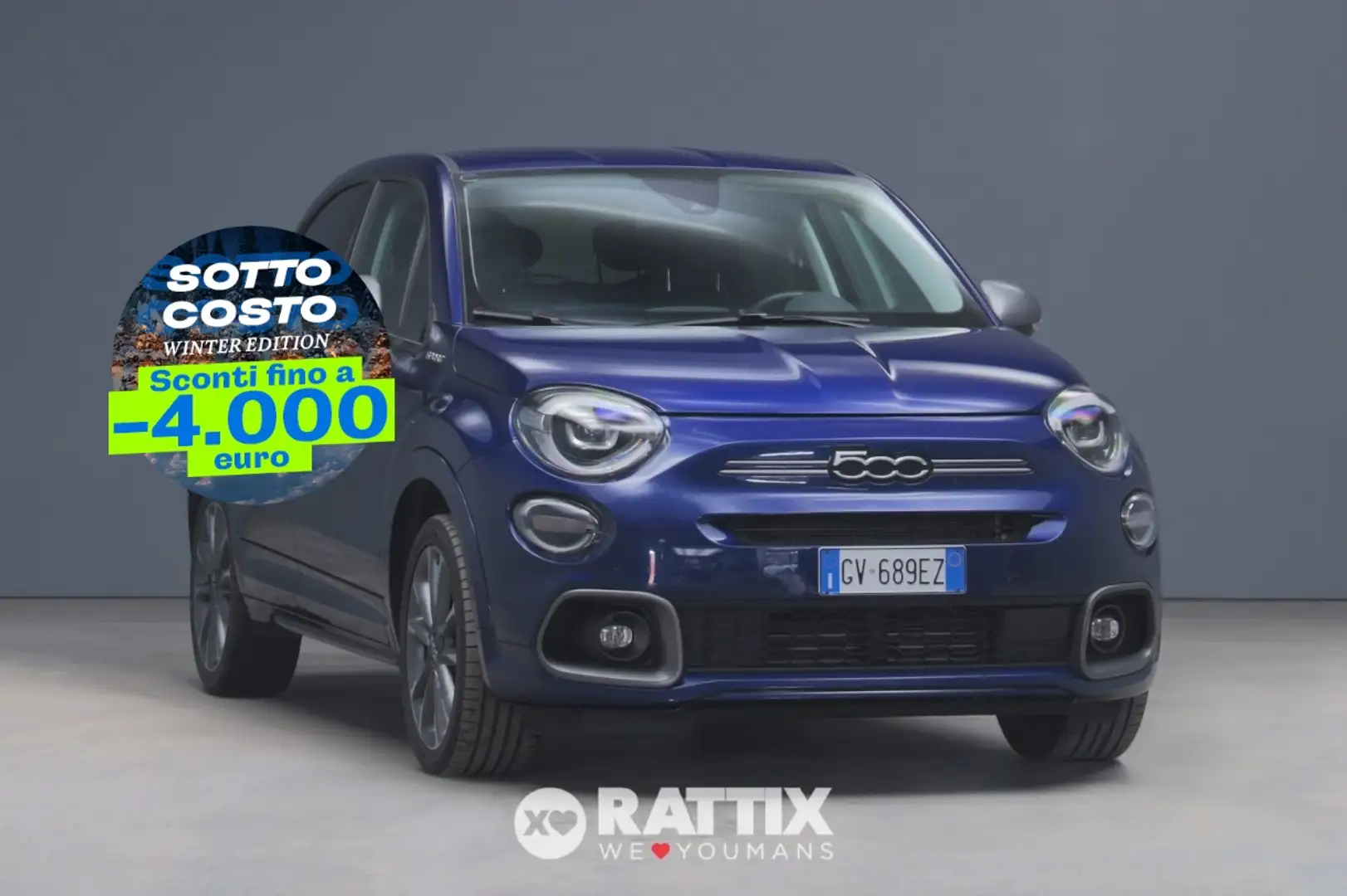 Fiat 500X 1.3 MJT 95CV Sport Azul - 1