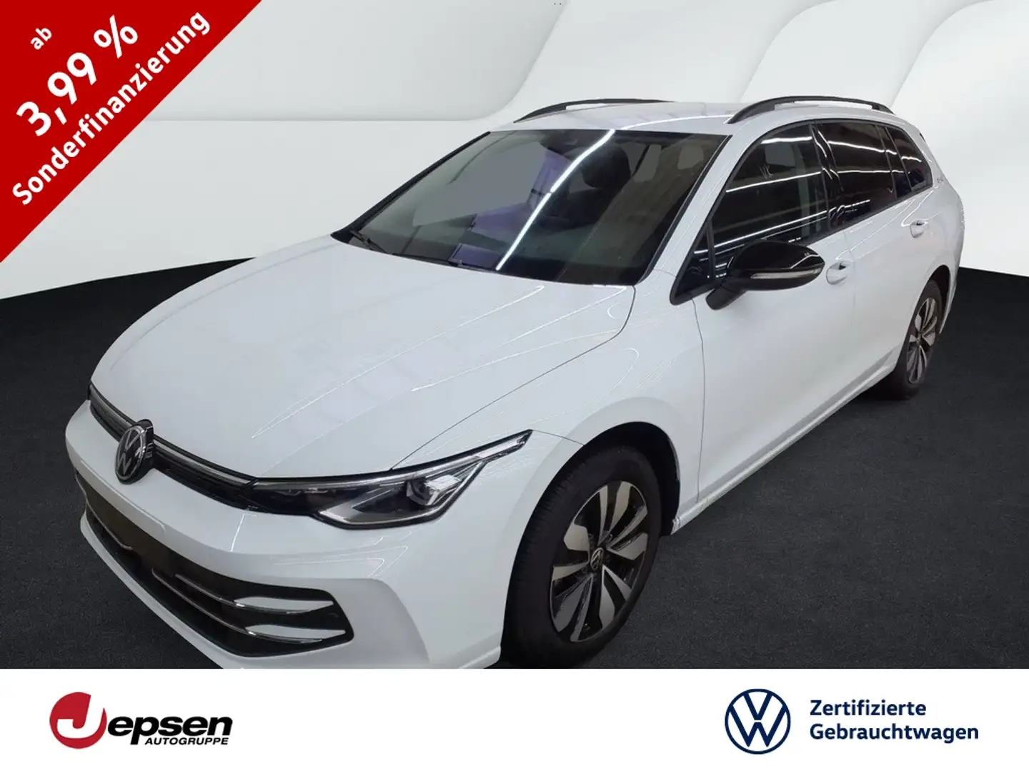 Volkswagen Golf Variant Goal 1.5 TSI AHK+ACC+Navi+LM+SHZ Weiß - 1