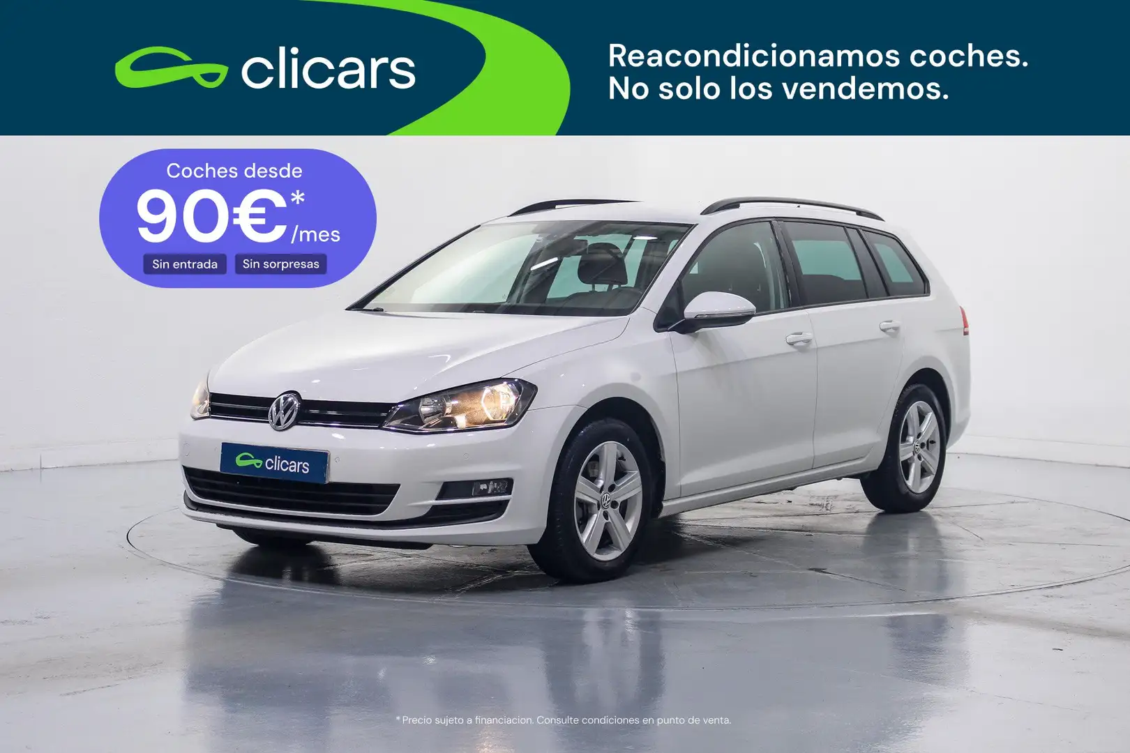Volkswagen Golf Variant 1.6TDI CR BMT Advance DSG 110 Blanco - 1