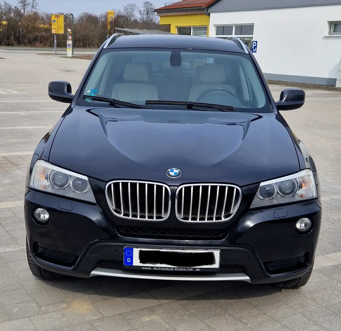 BMW X3 xDrive20d Automatic Vollleder TÜV/HU NEU!! Noir - 1