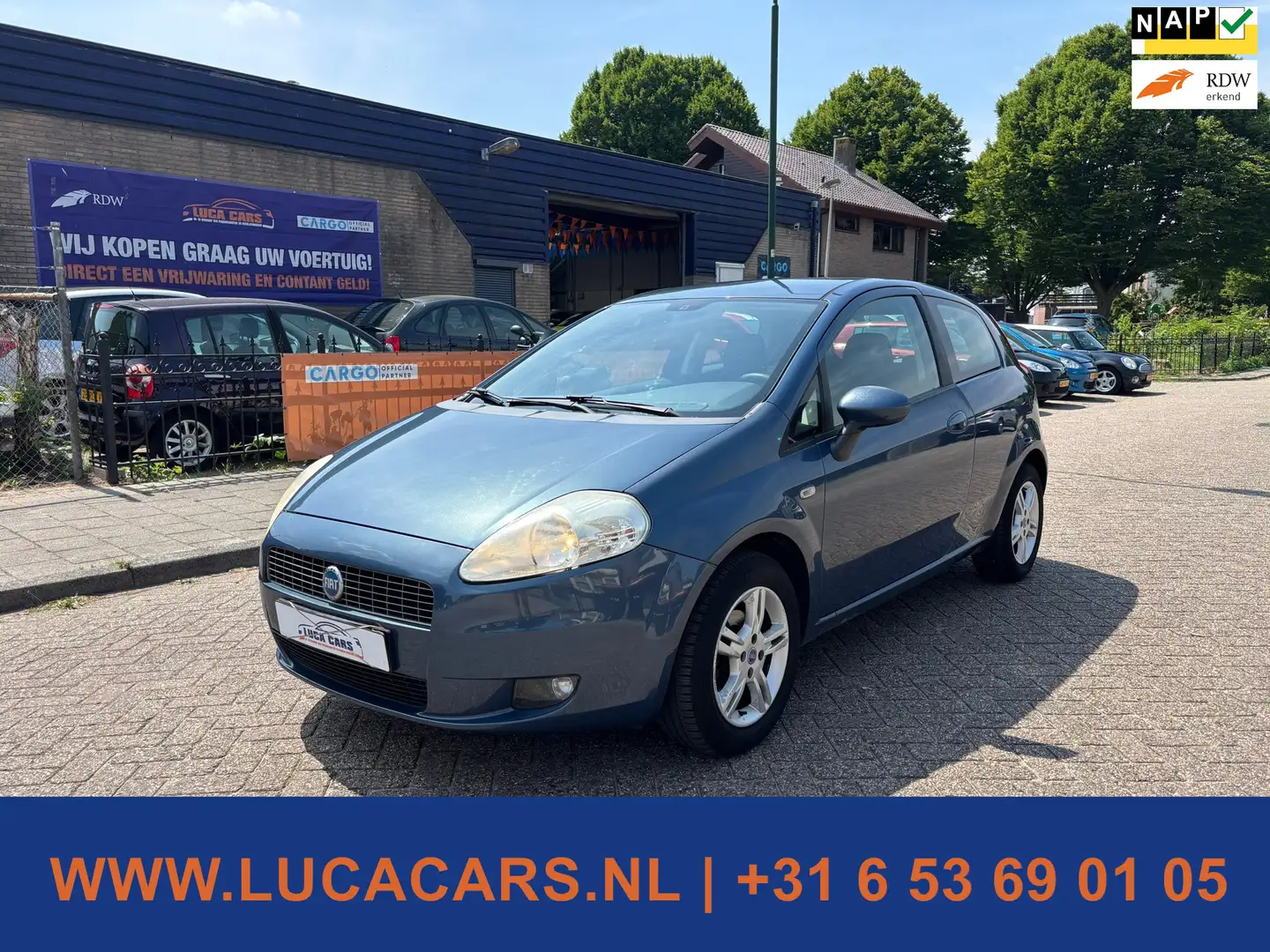 Fiat Grande Punto 1.2 Dynamic Blau - 1