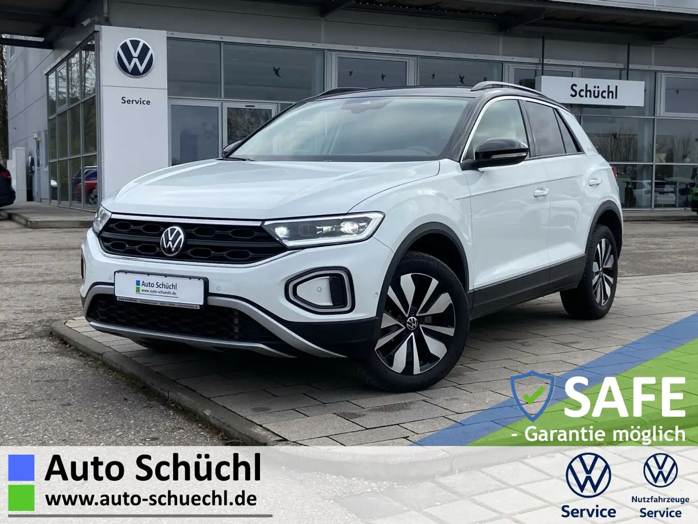 Volkswagen T-Roc 2.0 TDI DSG GOAL NAVI+LED+AHK+APP-CONNECT+ Weiß - 1