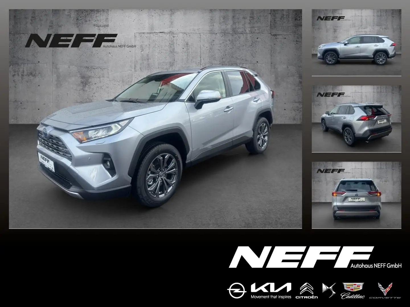 Toyota RAV 4 RAV4 2.5l Teamplayer ACC,FLA,KAM,NAVI,LM Plateado - 1