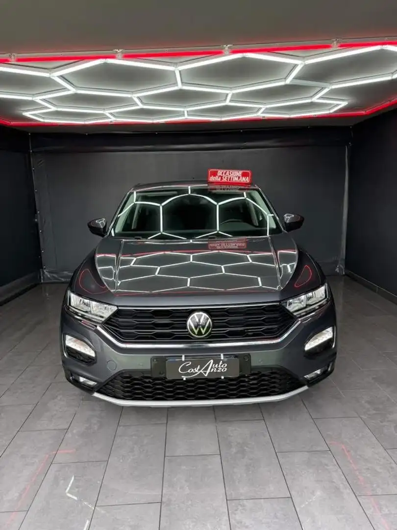 Volkswagen T-Roc 1.6 tdi Advanced 116 cv 11/2020 Gris - 2