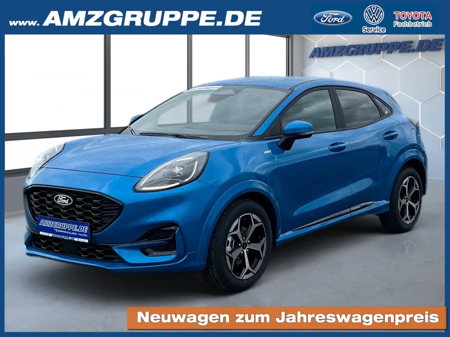 Ford Puma ST-Line mHEV 5J.*Gar.+Winterpak Blauw - 1