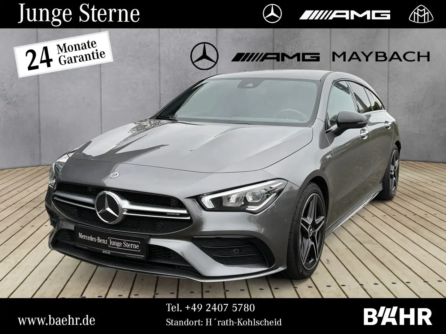 Mercedes-Benz CLA 35 AMG CLA 35 4M AMG SB AMG+Night/MBUX/LED/RFK/LMR18" Gris - 1