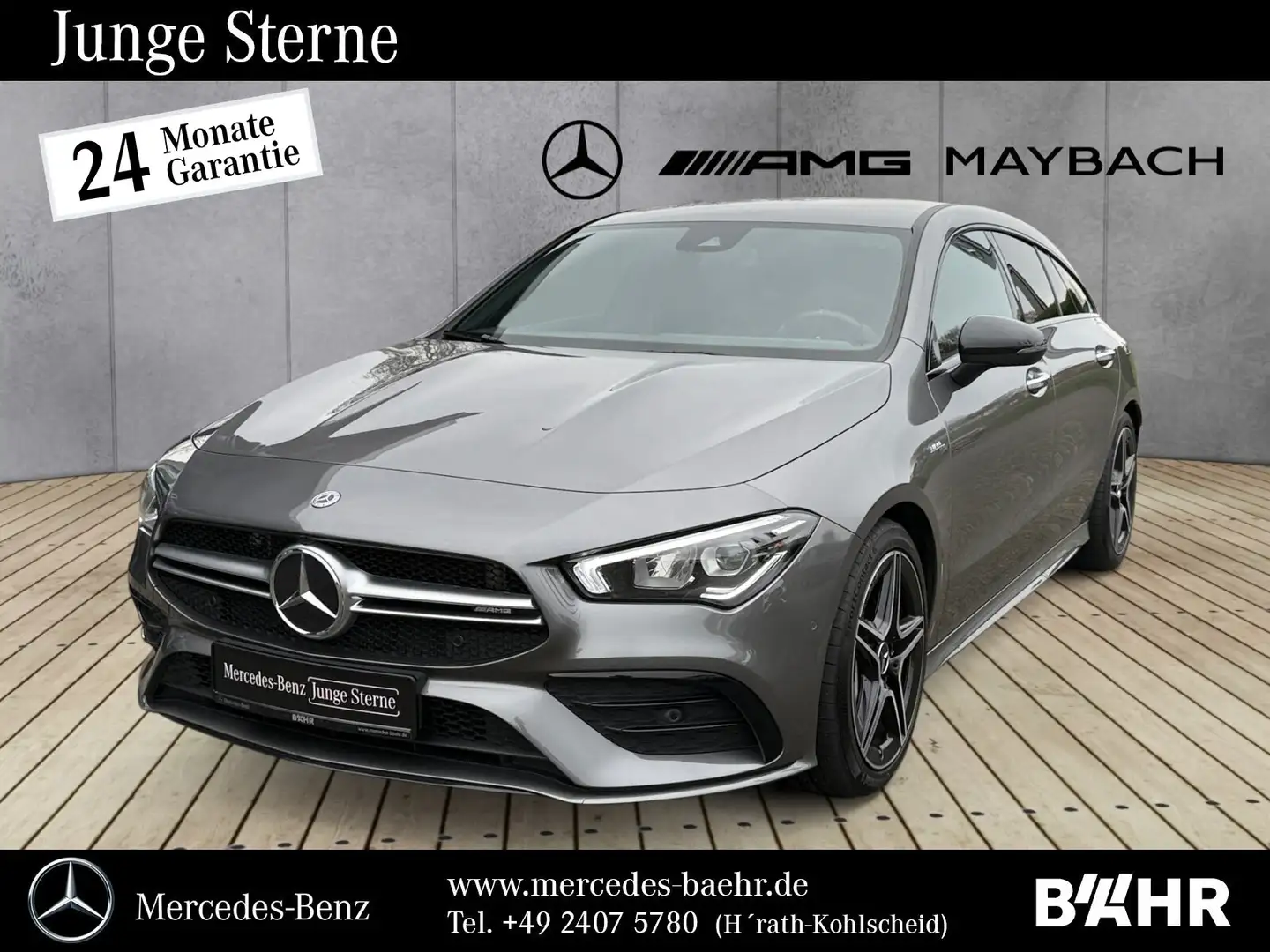 Mercedes-Benz CLA 35 AMG CLA 35 4M AMG SB AMG+Night/MBUX/LED/RFK/LMR18" Grau - 1