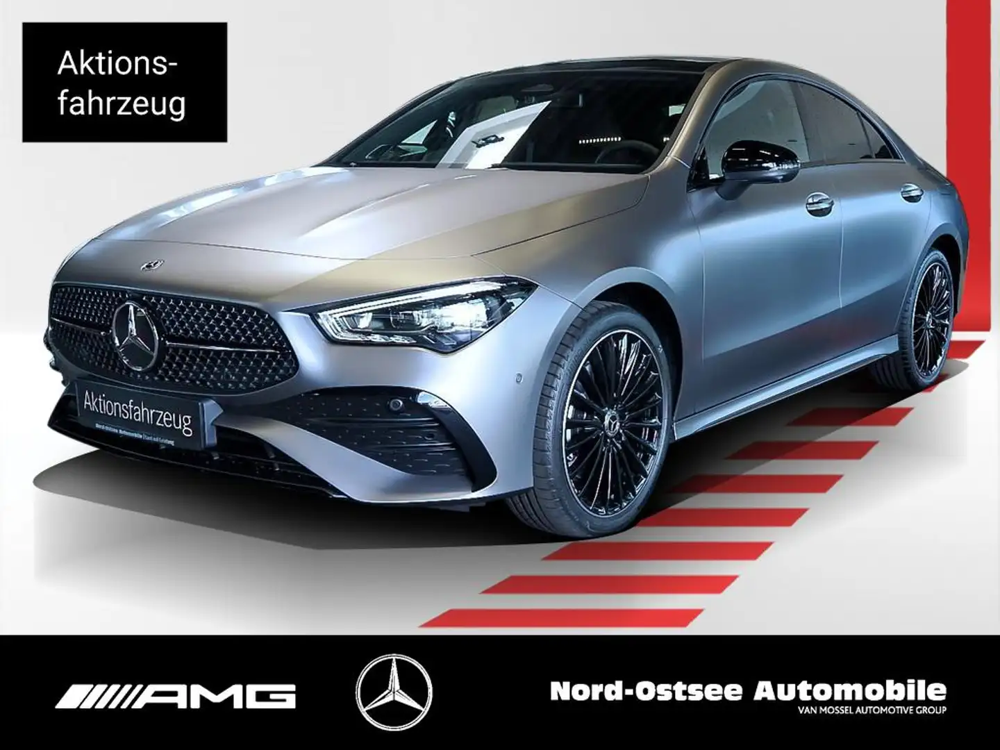 Mercedes-Benz CLA 250 e  AMG NIGHT PANO HUD DISTRON BURMESTER Gris - 1