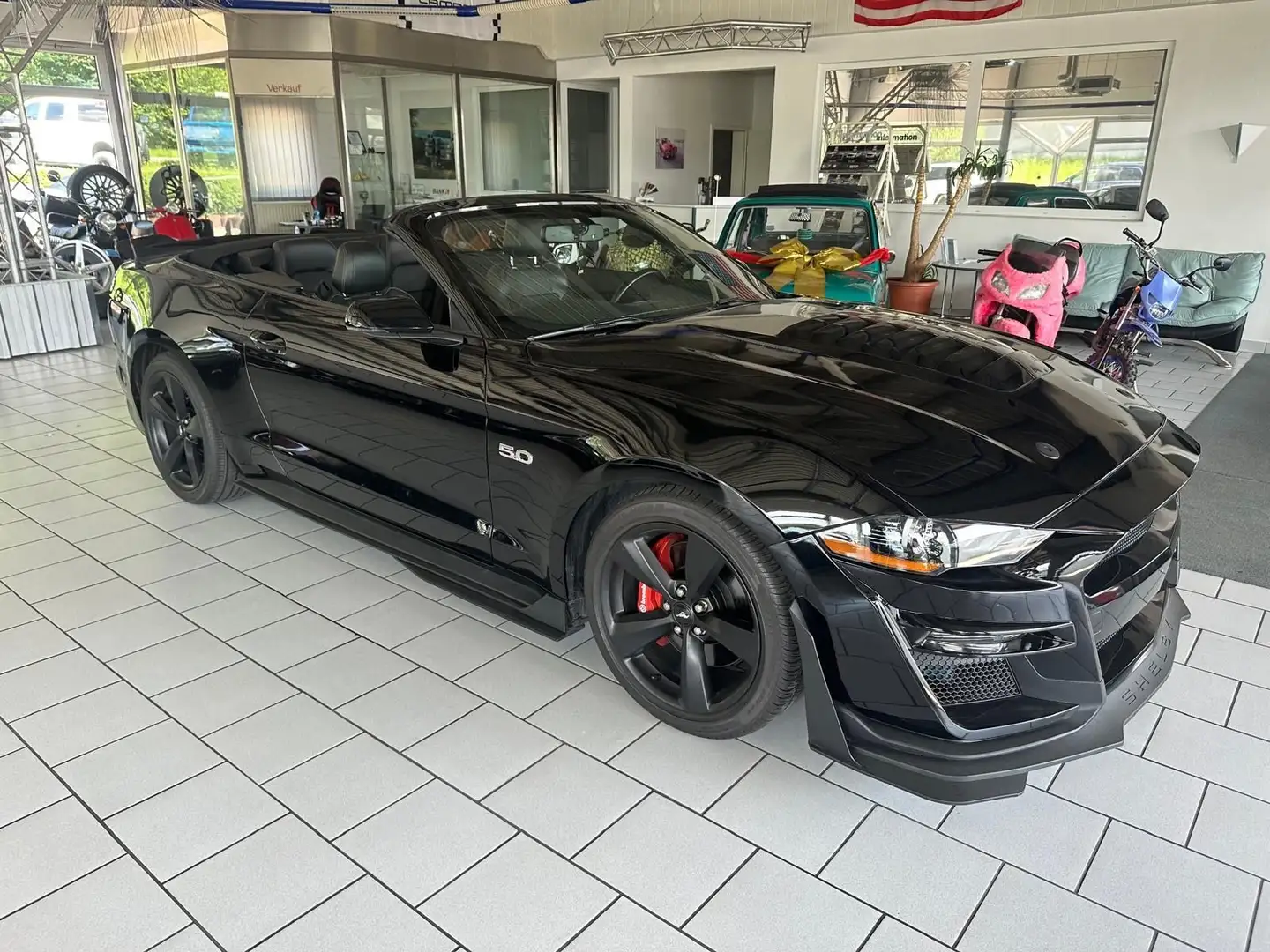 Ford Mustang Cabrio 5.0 V8 GT Shelby GT500 Cabrio LED Schwarz - 1