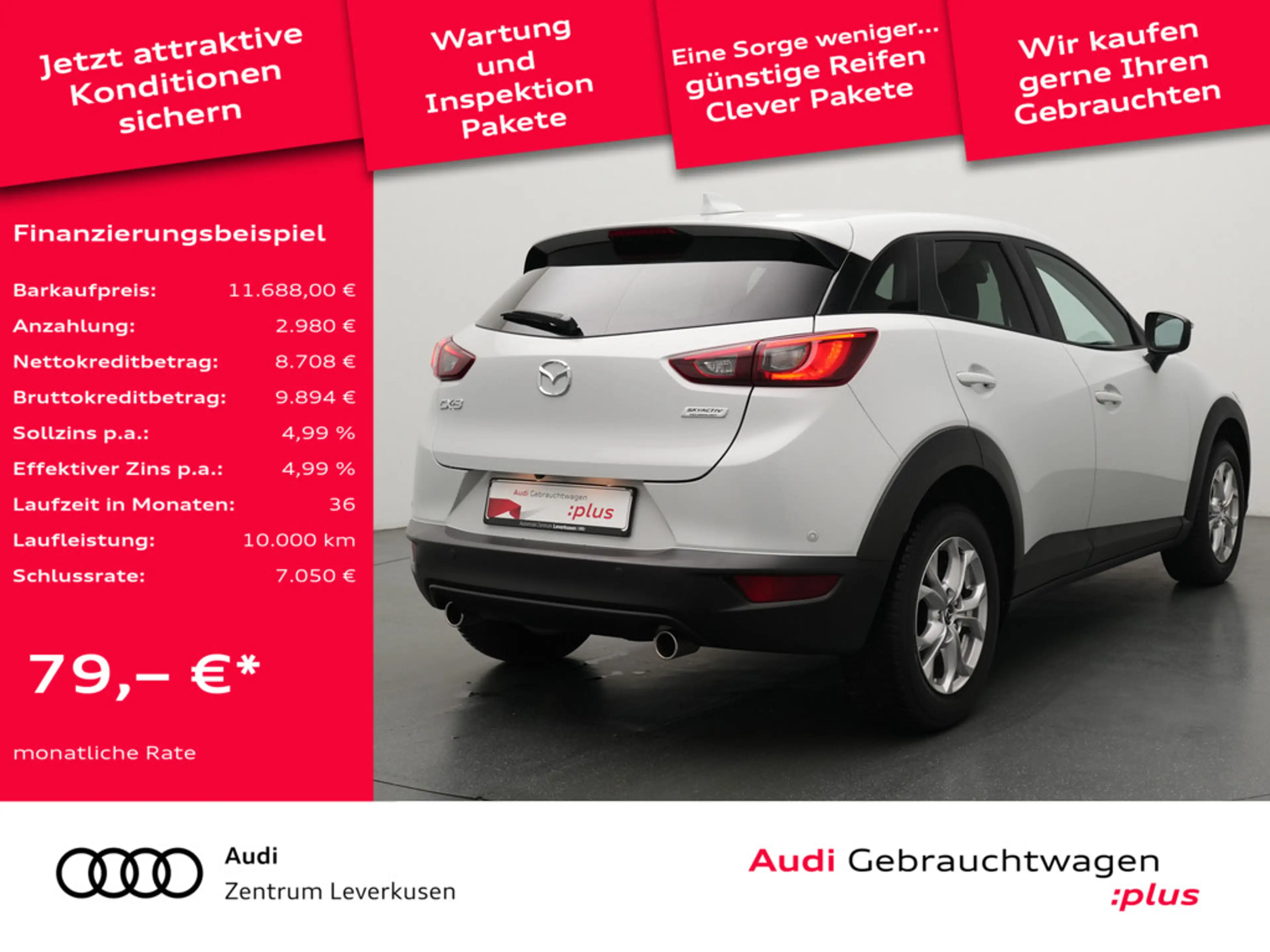 Mazda CX-3 Exclusive-Line NAVI SHZ LED PDC — photo 2