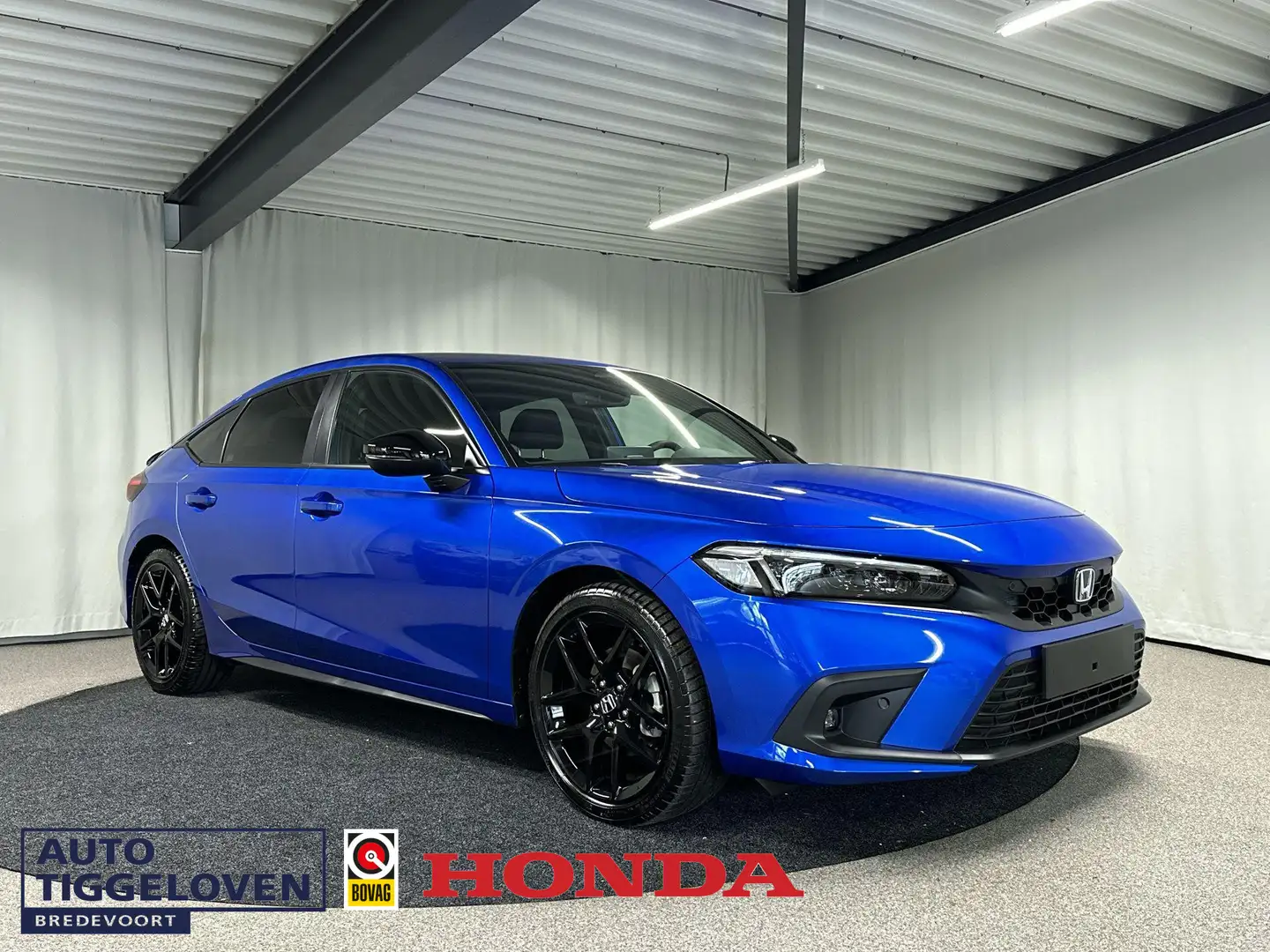 Honda Civic 2.0 e:HEV Sport Automaat | LED | NAVI Blauw - 1