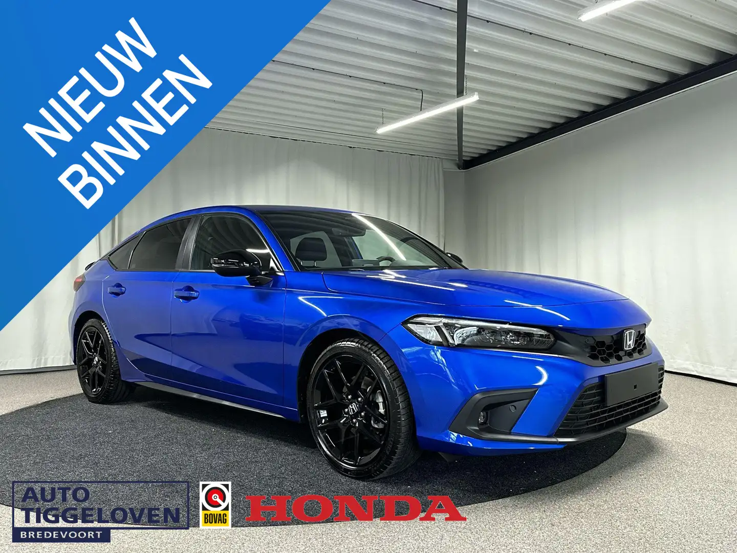 Honda Civic 2.0 e:HEV Sport Automaat | LED | NAVI Blu/Azzurro - 1