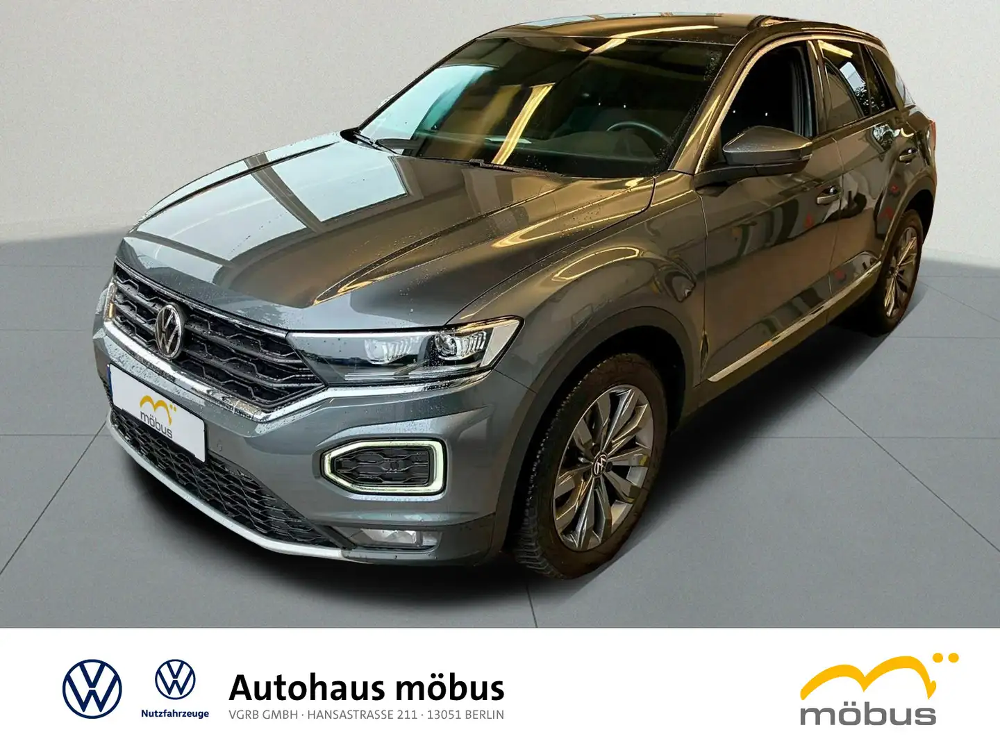 Volkswagen T-Roc 1.5 TSI Sport *DSG*APP*PDC*ACC*RFK*LED* Grau - 2
