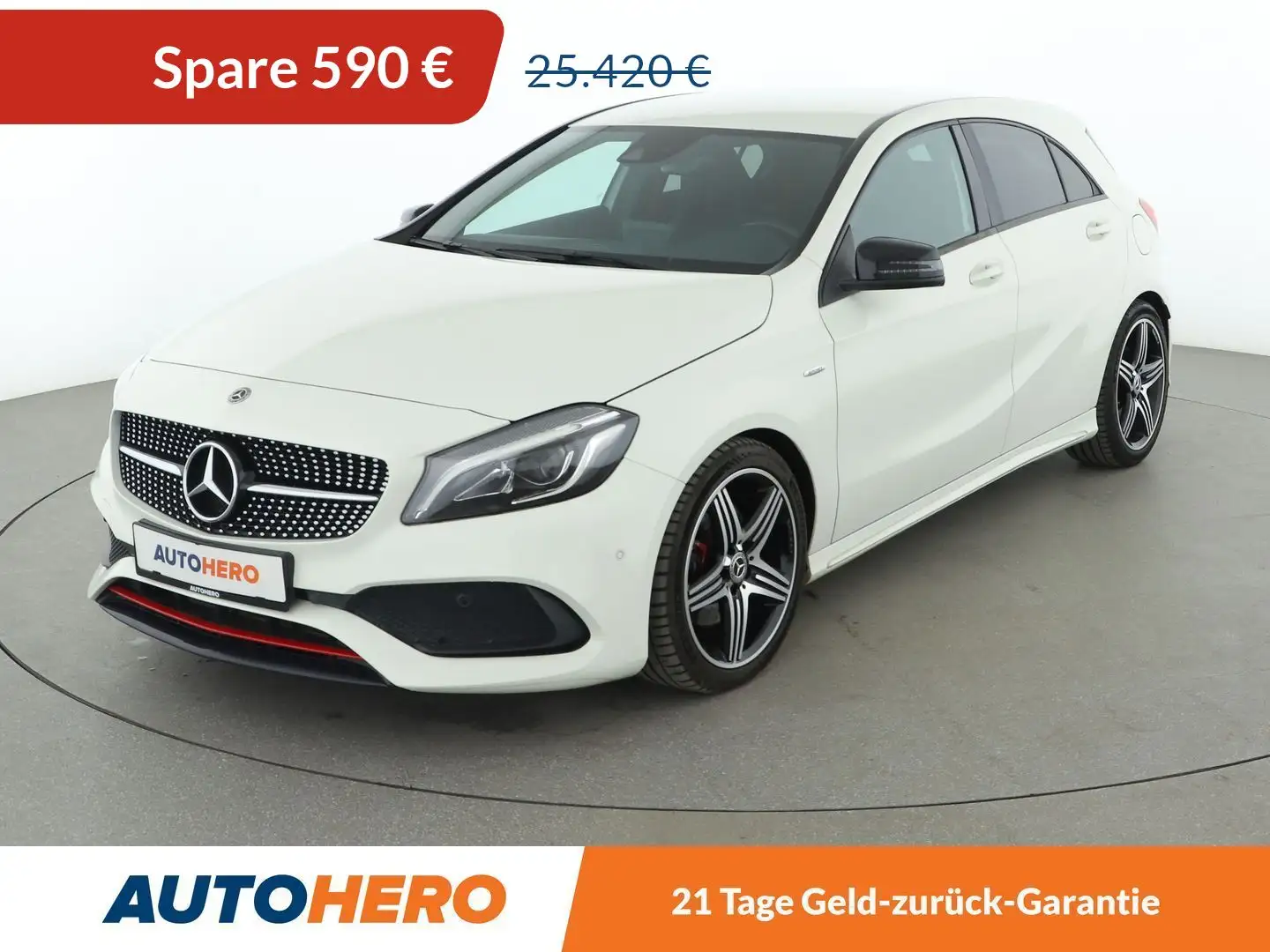 Mercedes-Benz A 250 A 250 4Matic AMG Aut.*NAVI*LED*TEMPO*CAM* Білий - 1