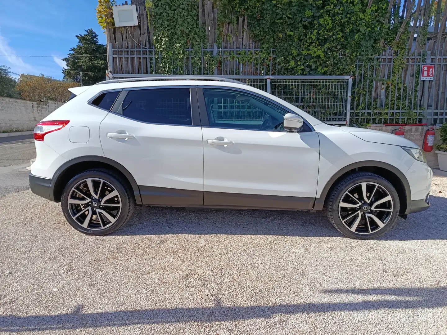 Nissan Qashqai Qashqai 1.5 dCi Tekna telecamera 360 vetro panoram Wit - 2