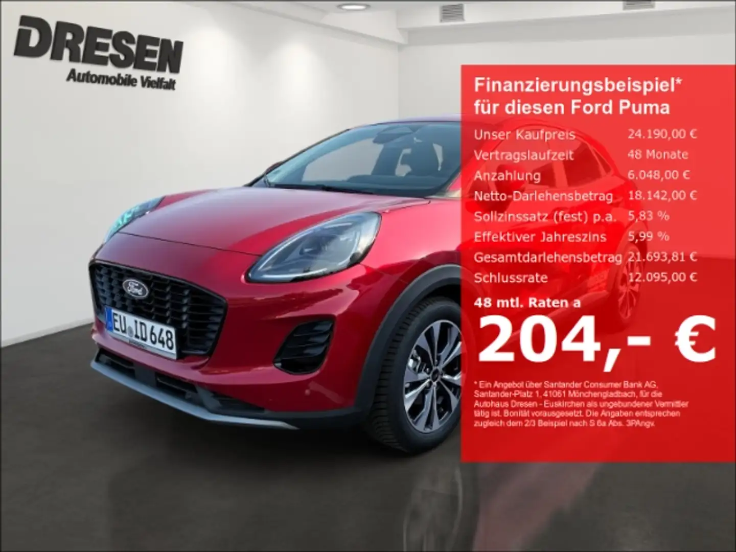 Ford Puma 1.0 EcoBoost Mild Hybrid EU6e Titanium Winter-Pake Rot - 1