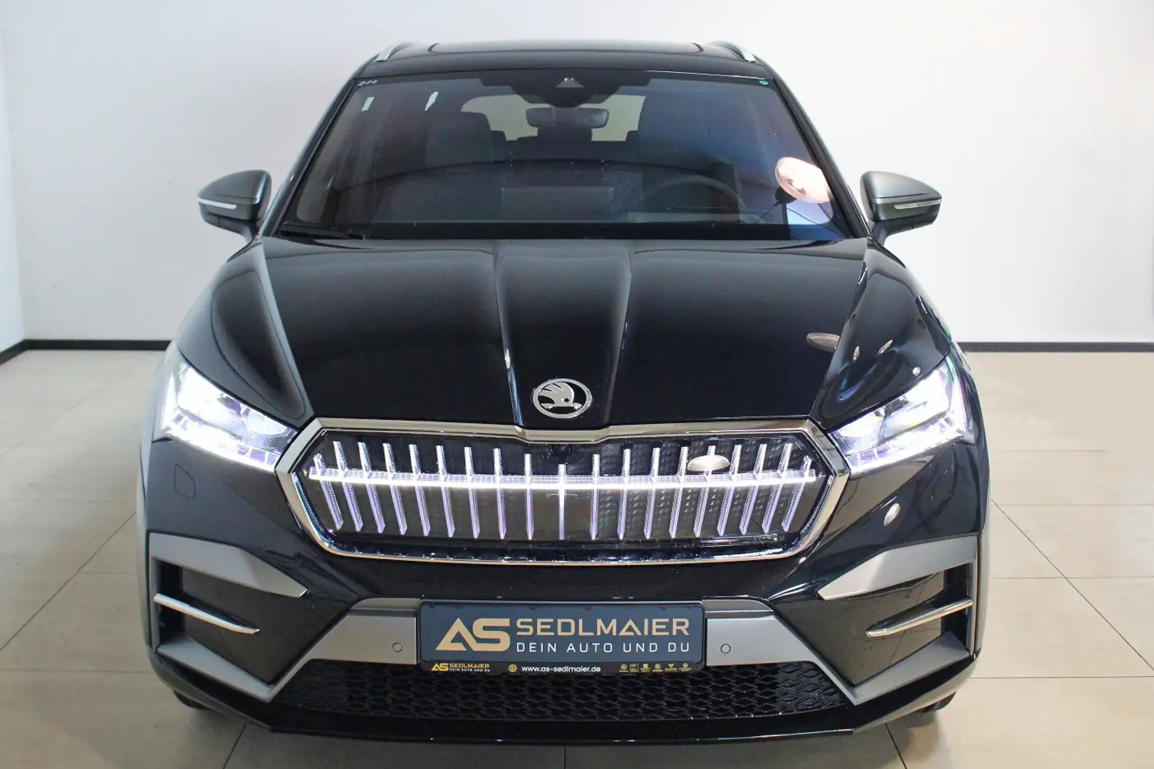 Skoda Enyaq 85 L&K 360Cam|AHK|Leder|PANO|Canton|MATRIX Schwarz - 2